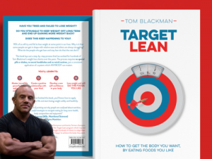 fat loss book - tom with cover of target lean
