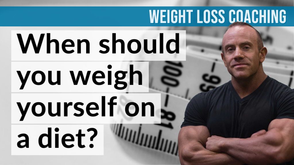 When should you weigh yourself on a diet front cover