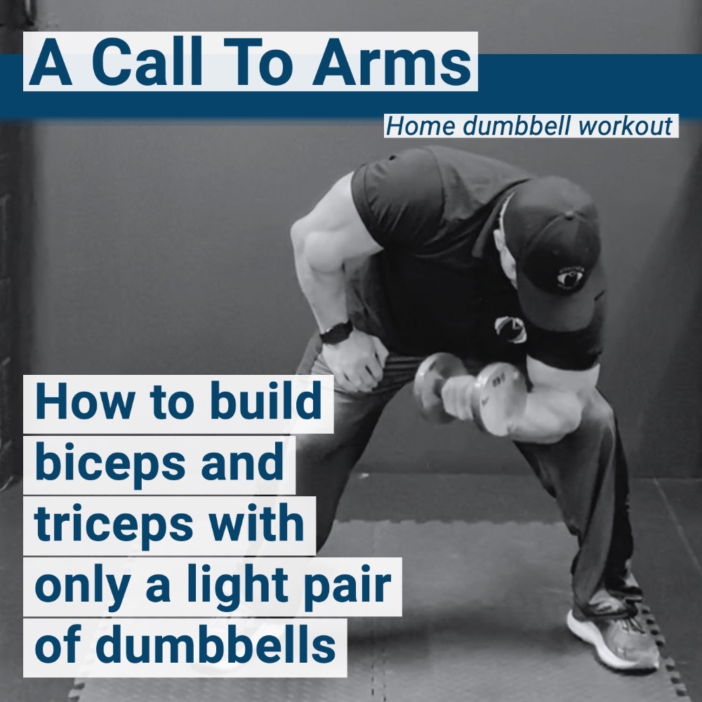 biceps and triceps workout from home