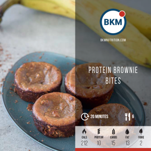 protein brownie bites