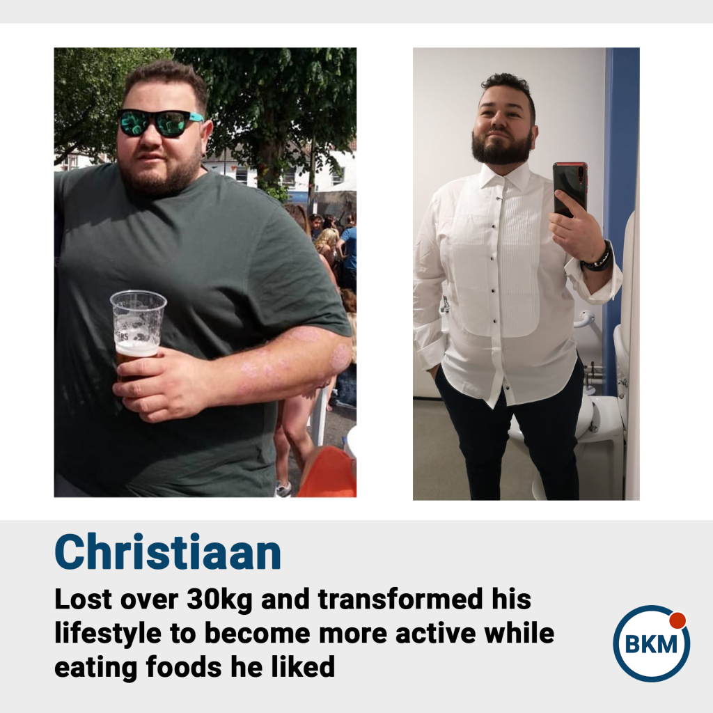 Christiaan weight loss