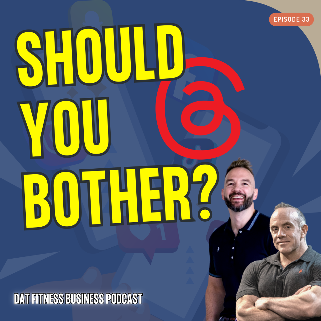podcast cover for fitness business podcast